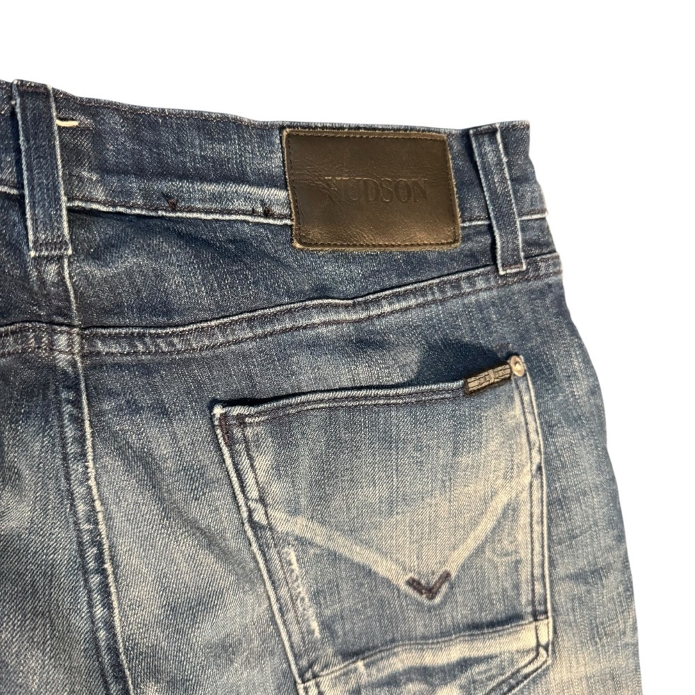 Hudson Jeans Women's Blue Straight Leg Jeans - Picture 2 of 7